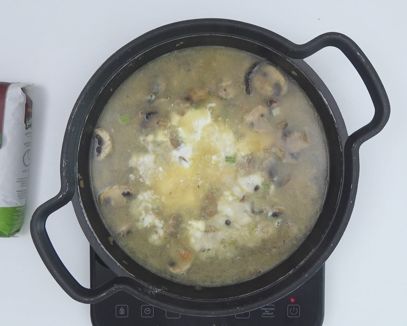 Pastel de pollo y arroz paso 20