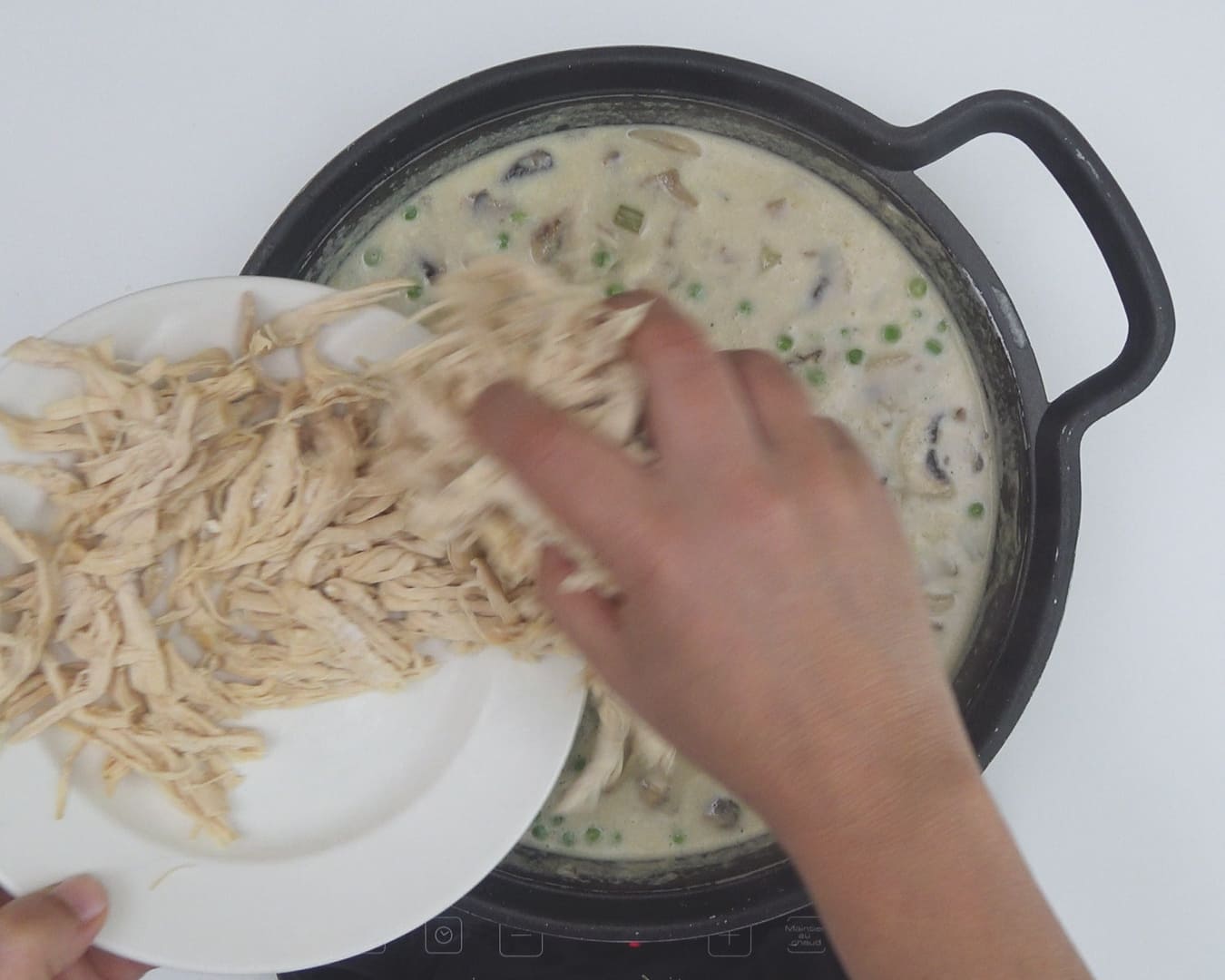 Pastel de pollo y arroz paso 25
