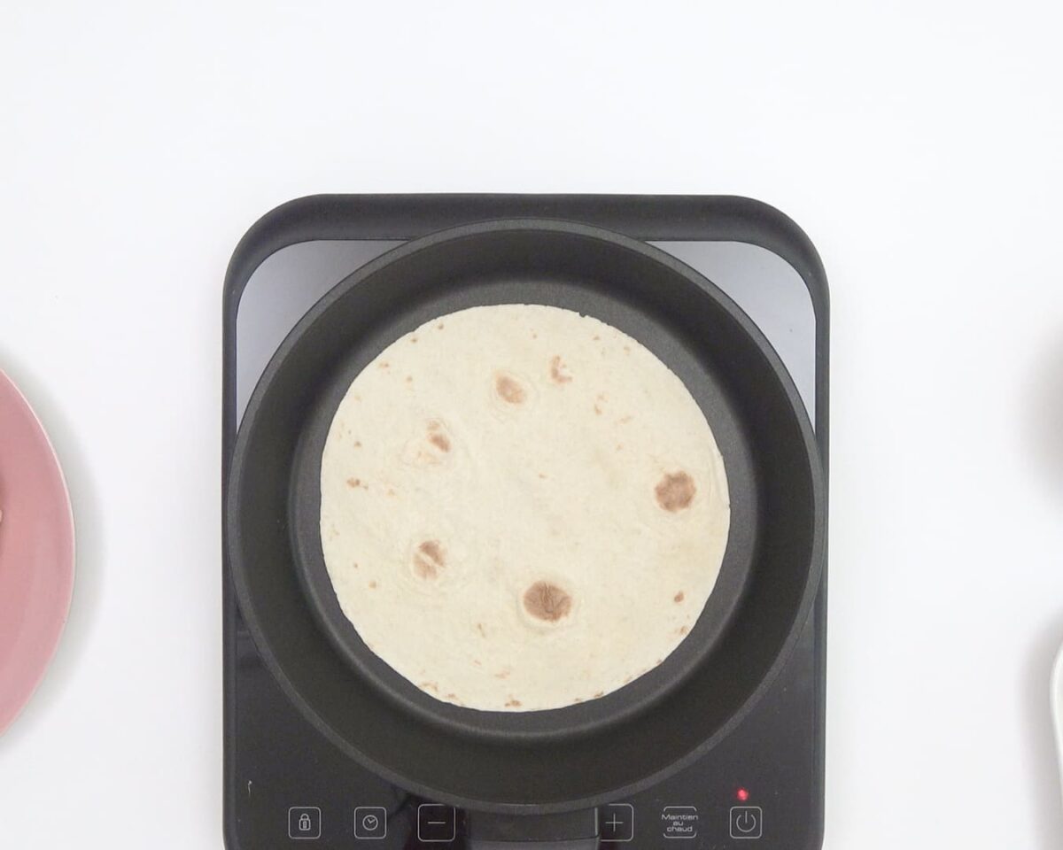 Quesadillas fáciles mexicanas paso 5