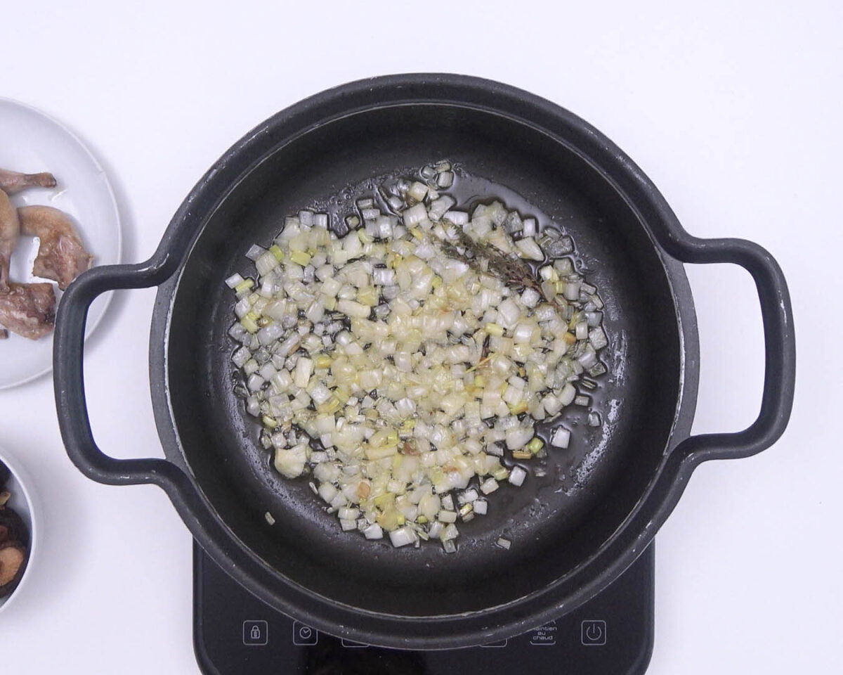 arroz con codornices paso 13