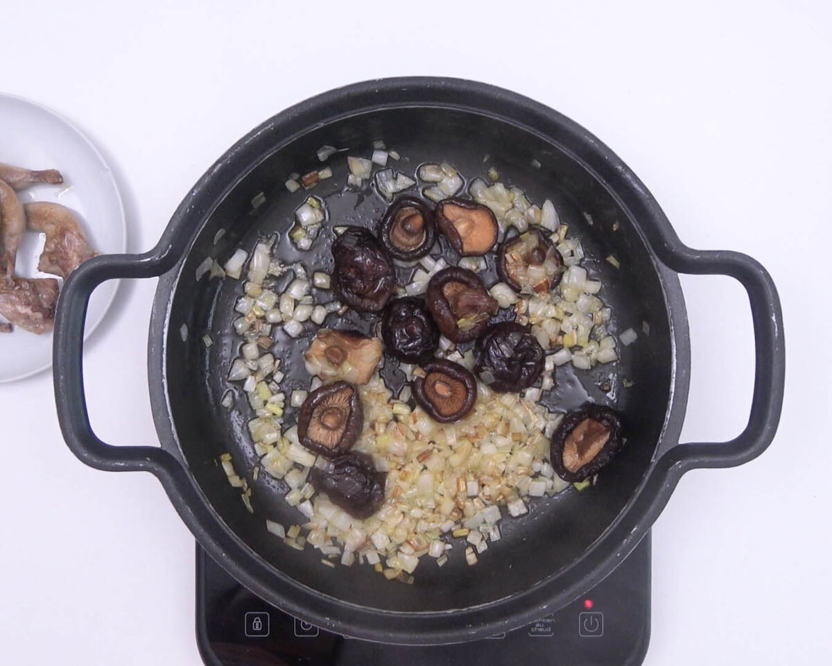 arroz con codornices paso 15