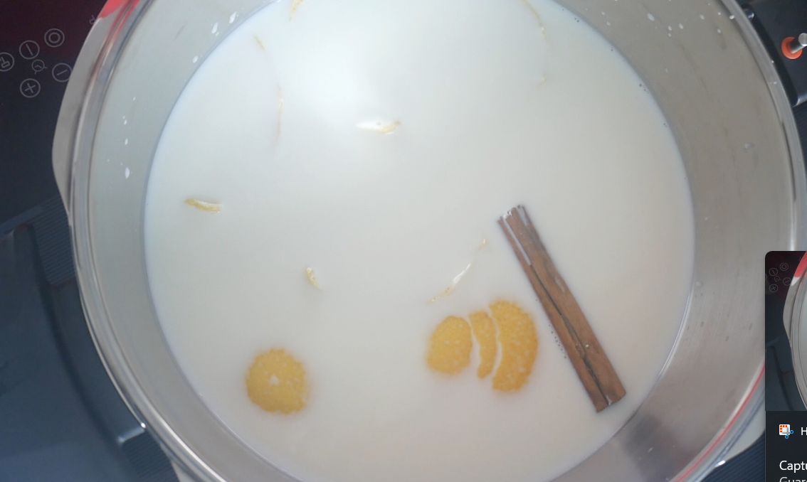 Arroz con leche en olla exprés