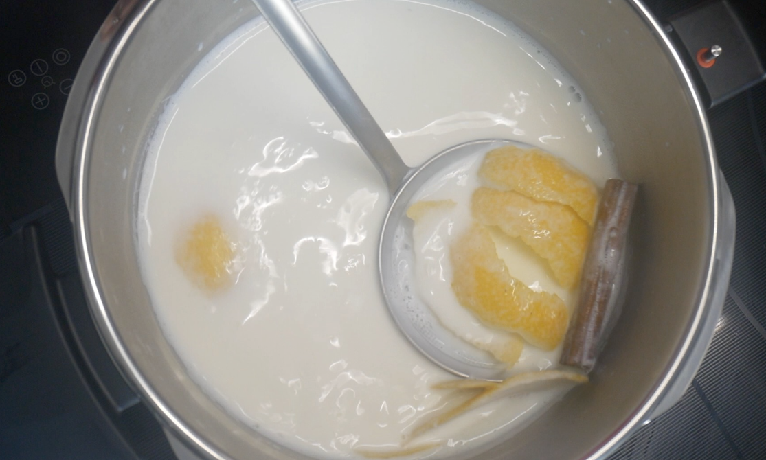 Arroz con leche en olla exprés