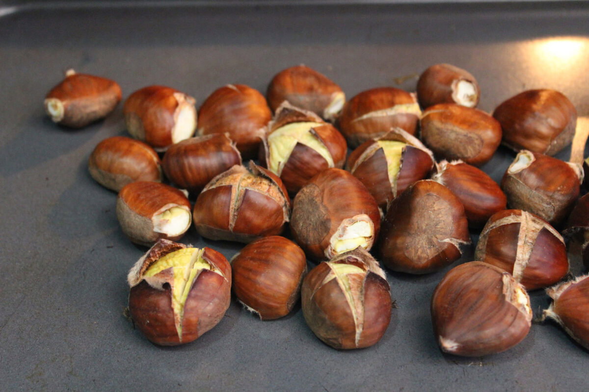castañas asadas paso 8