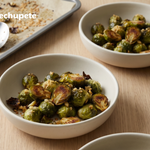 Coles de bruselas al horno con parmesano y balsámico