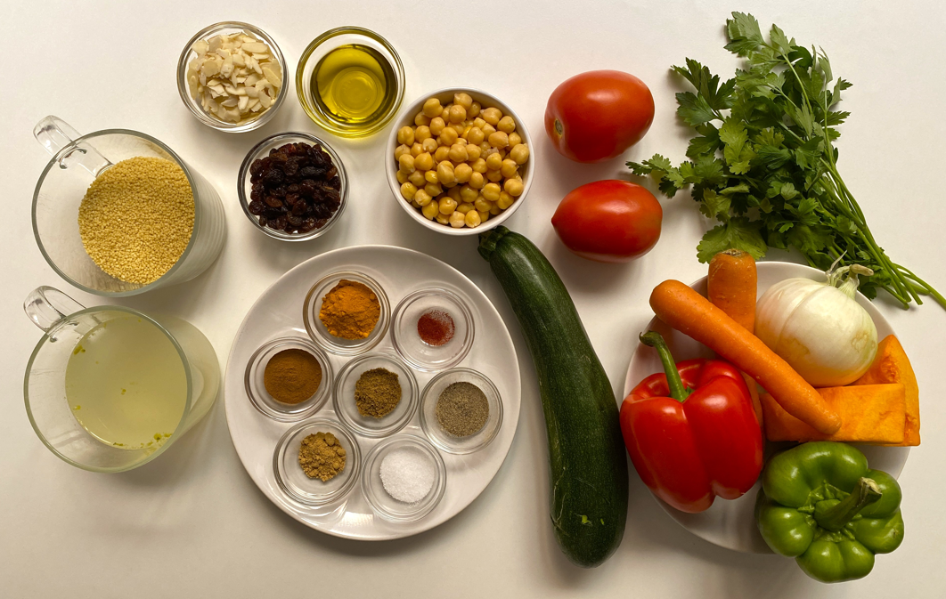 Cuscús marroquí con verduras