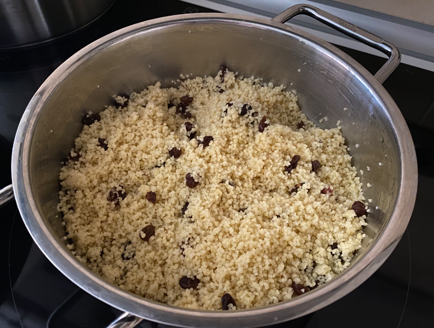 Cuscús marroquí con verduras