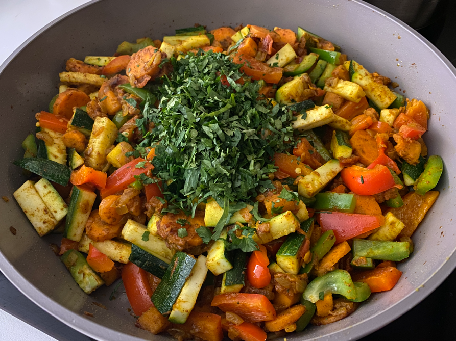 Cuscús marroquí con verduras
