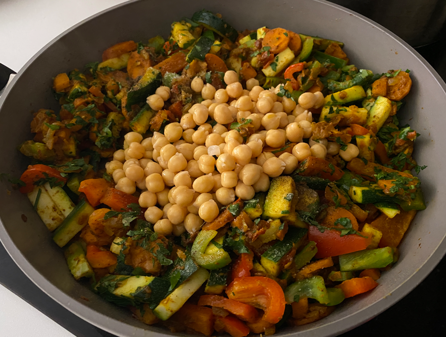 Cuscús marroquí con verduras