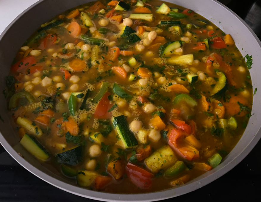 Cuscús marroquí con verduras