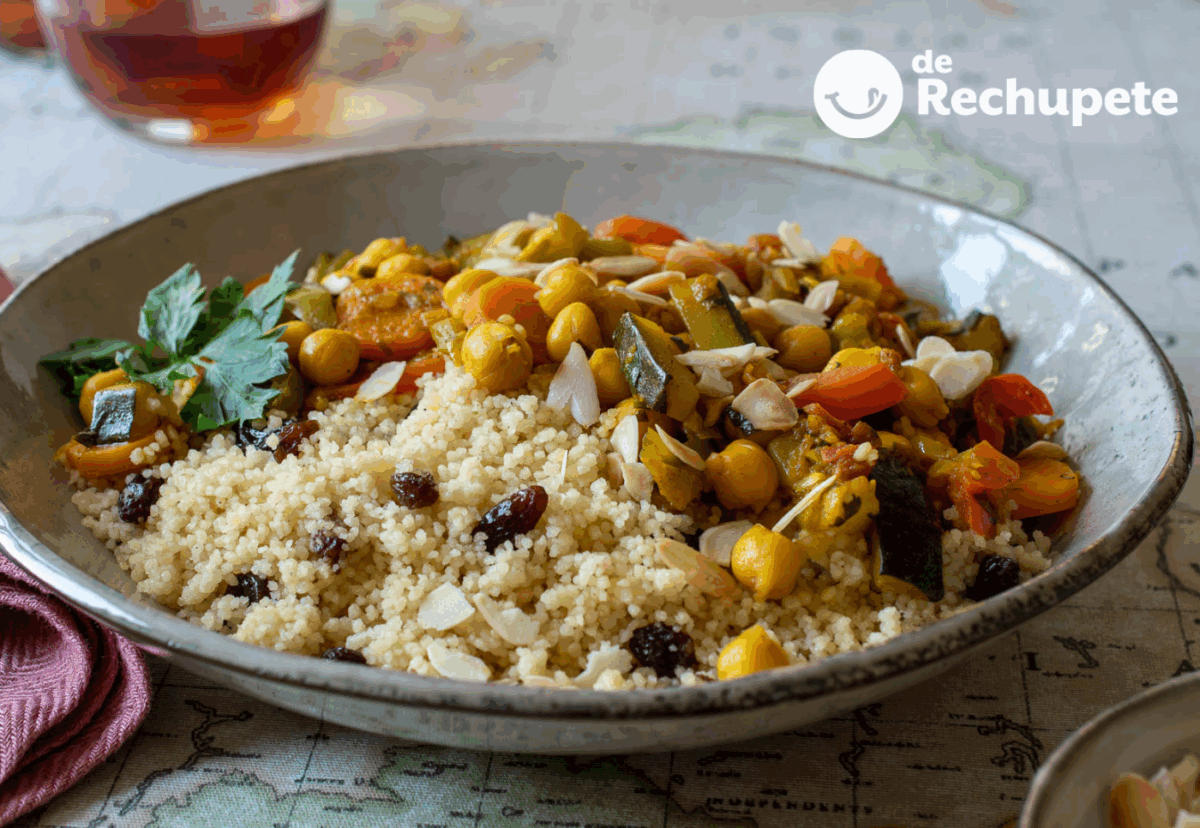 Cuscús marroquí con verduras