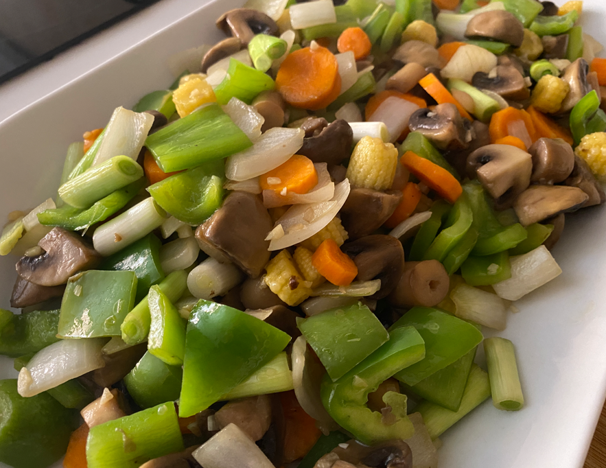 Familia feliz. Un plato típico de la cocina china