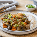 Familia feliz. Un plato típico de la cocina china