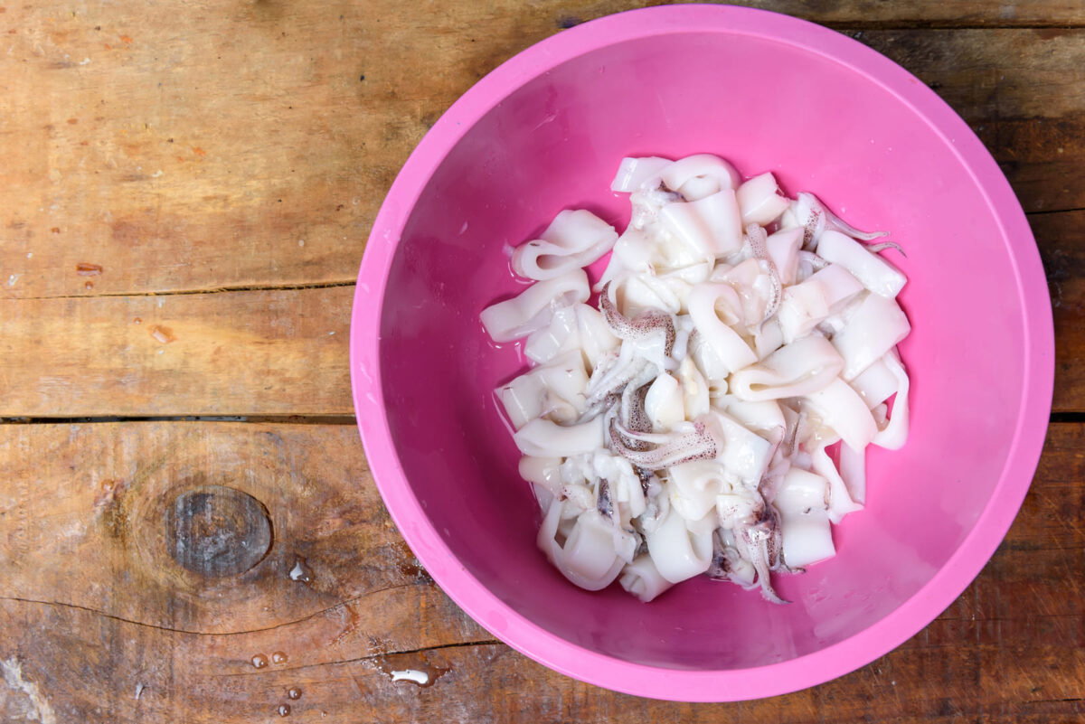 limpieza calamares paso 8
