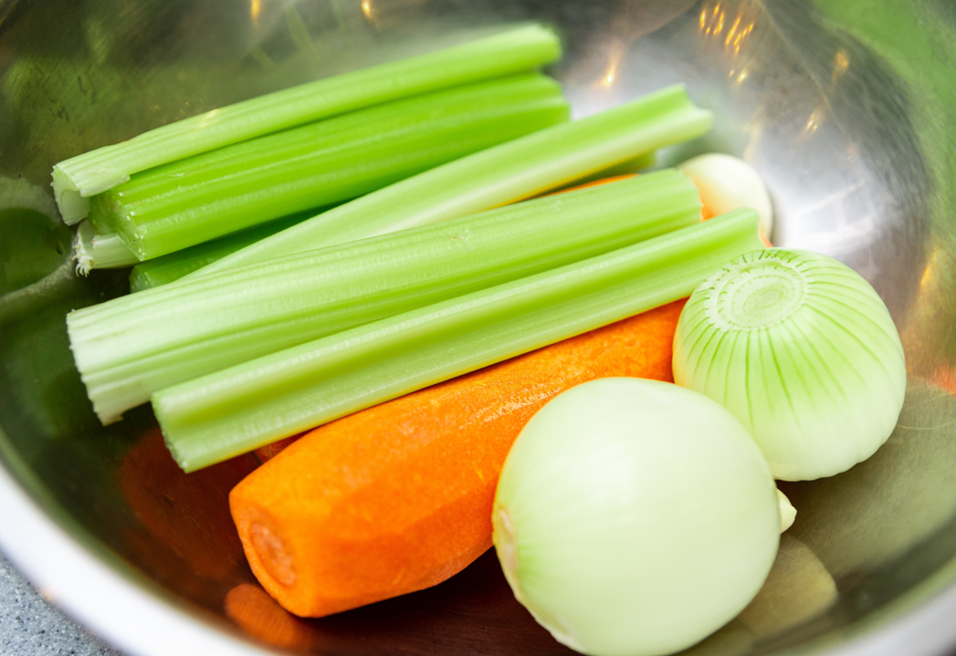Mirepoix, técnica de corte básico de cocina
