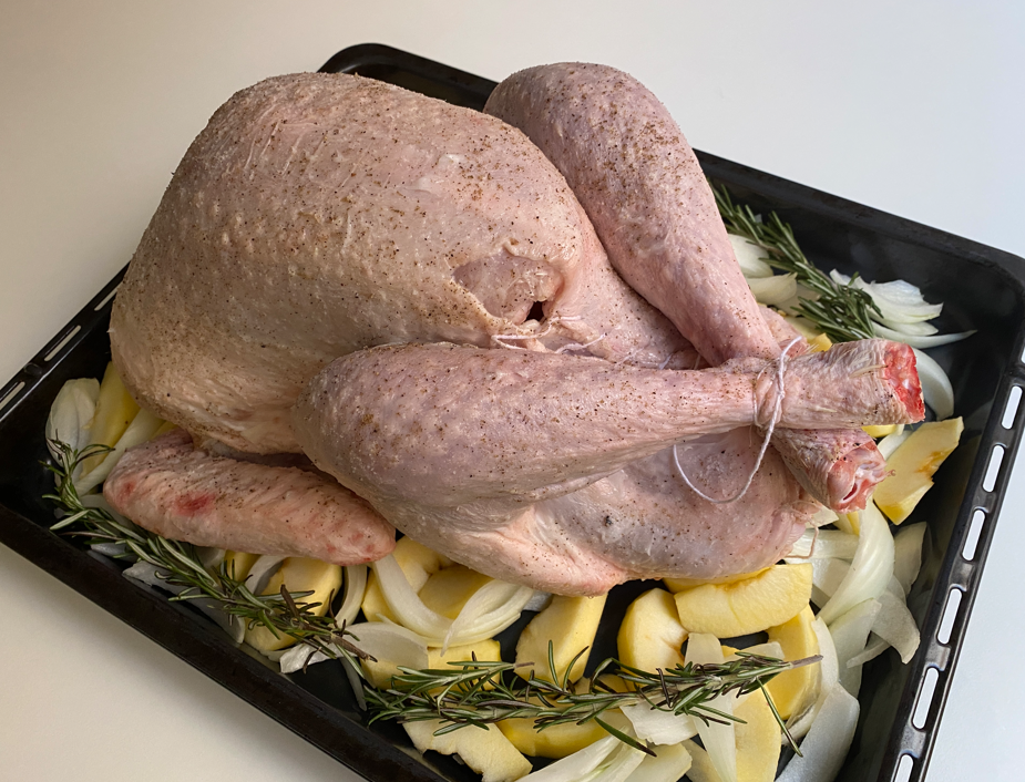 Pavo relleno para Acción de Gracias
