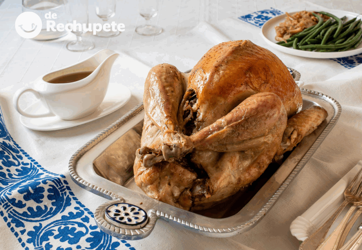 Pavo relleno para Navidad