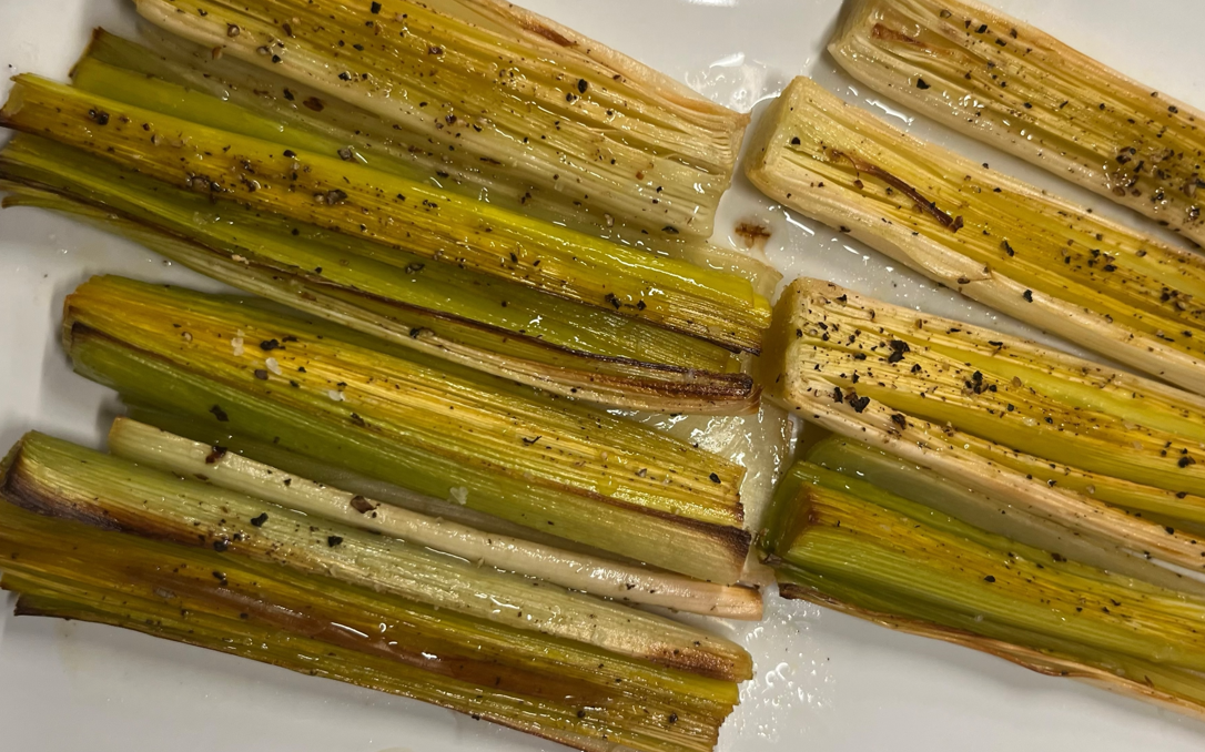 Puerros al horno