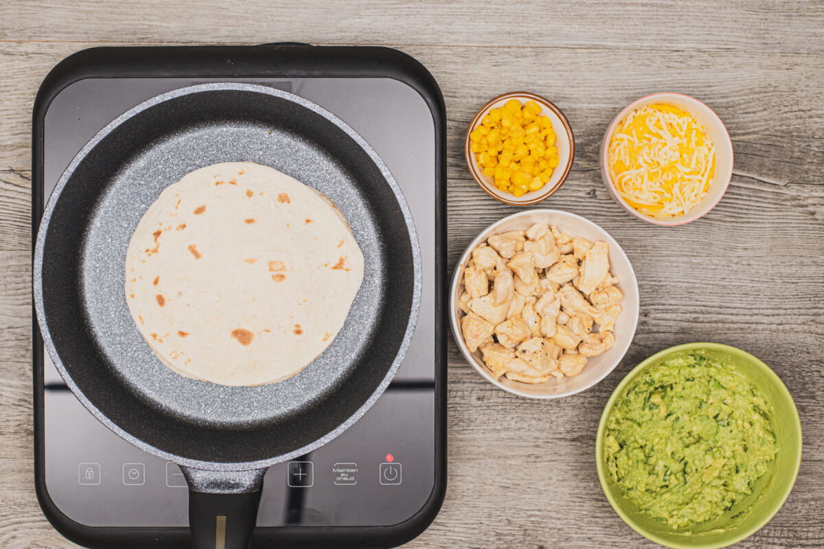 quesadillas de pollo y queso paso 20