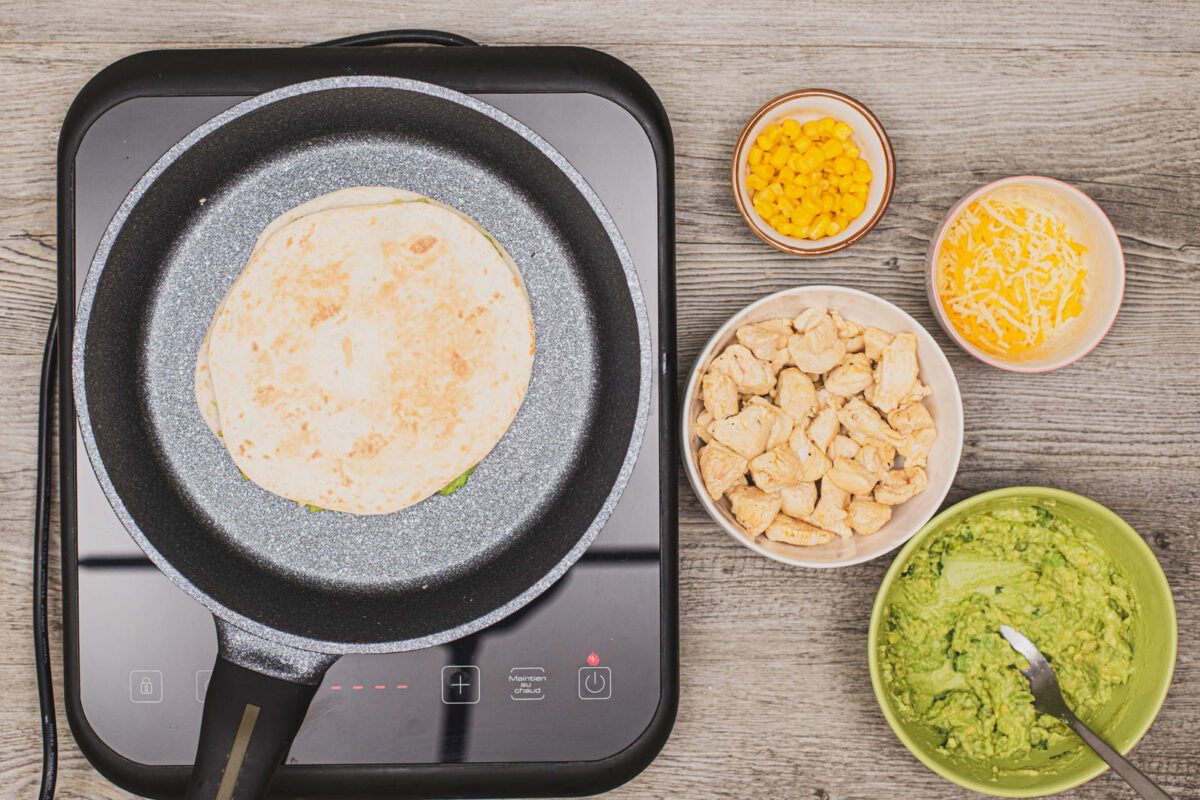 quesadillas de pollo y queso paso 21