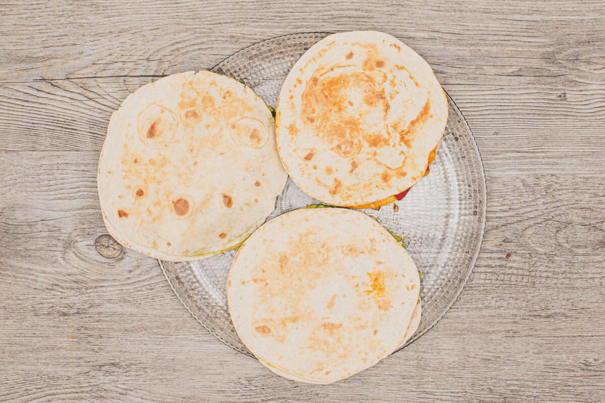 quesadillas de pollo y queso paso 26