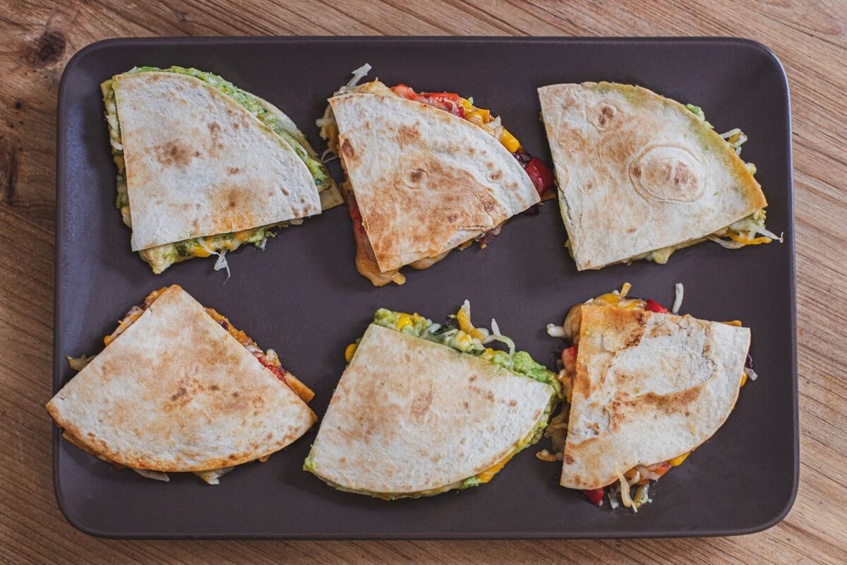 quesadillas de pollo y queso paso 28