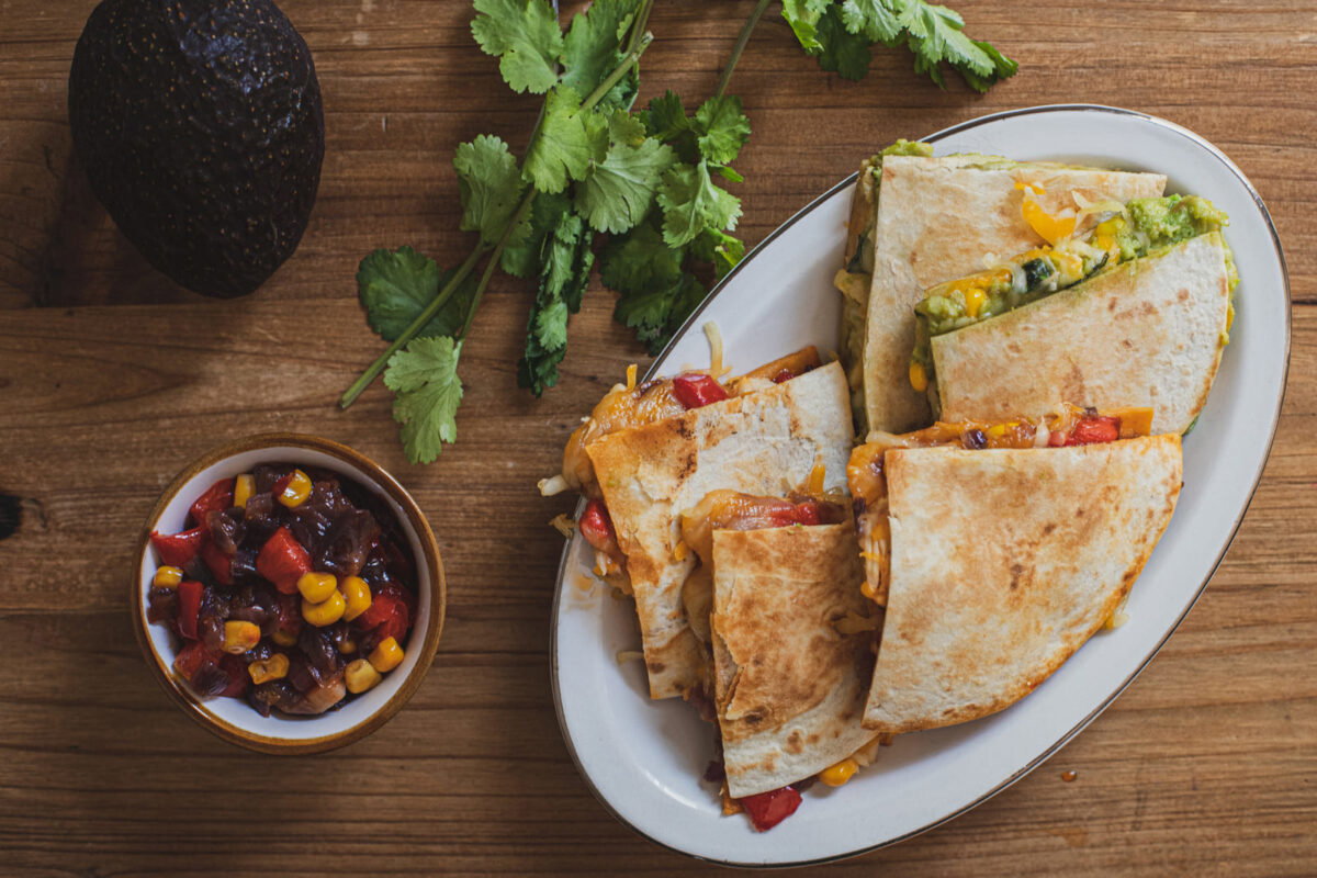 quesadillas de pollo y queso paso 29