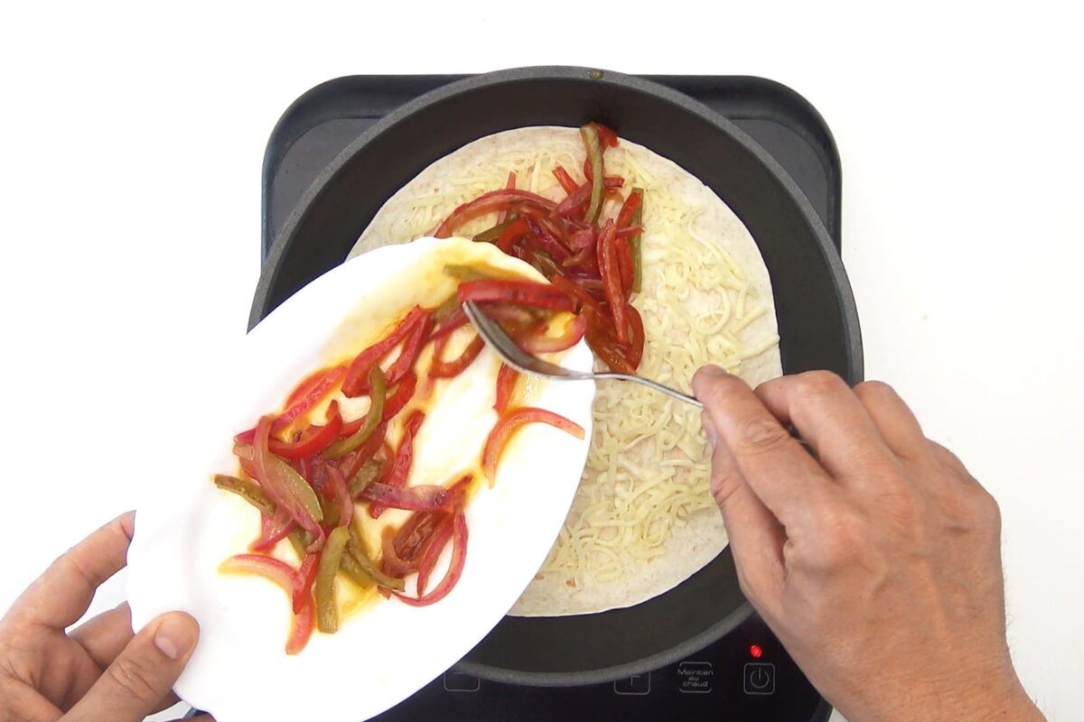 quesadillas vegetarianas y veganas paso 20