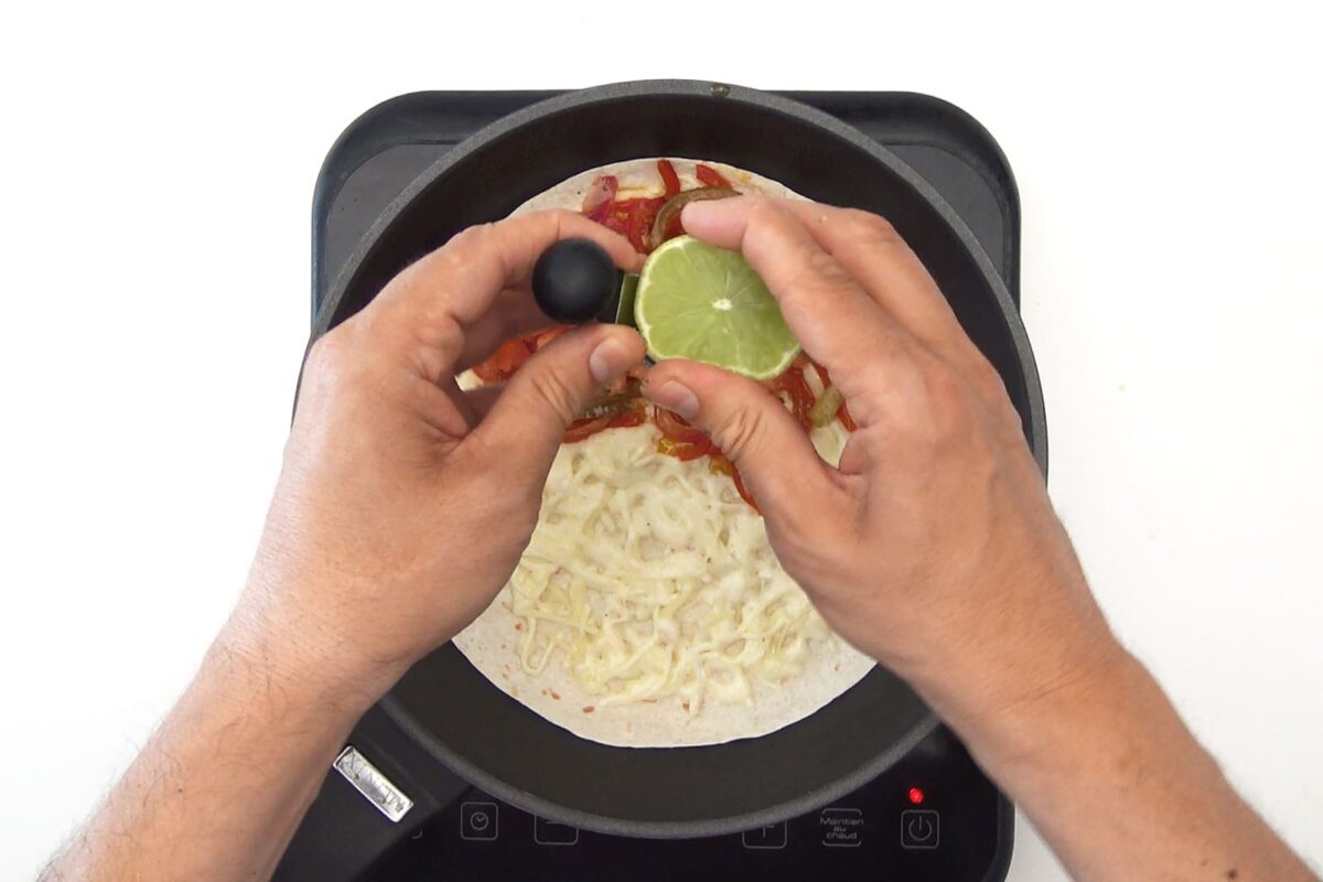 quesadillas vegetarianas y veganas paso 22
