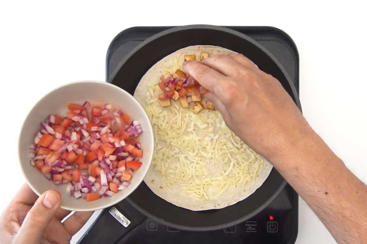 quesadillas vegetarianas y veganas paso 35