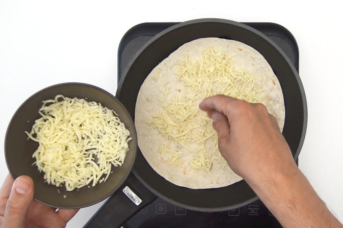 quesadillas vegetarianas y veganas paso 8