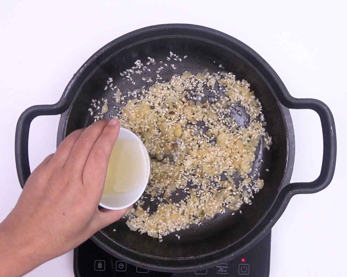 risotto de níscalos paso 13