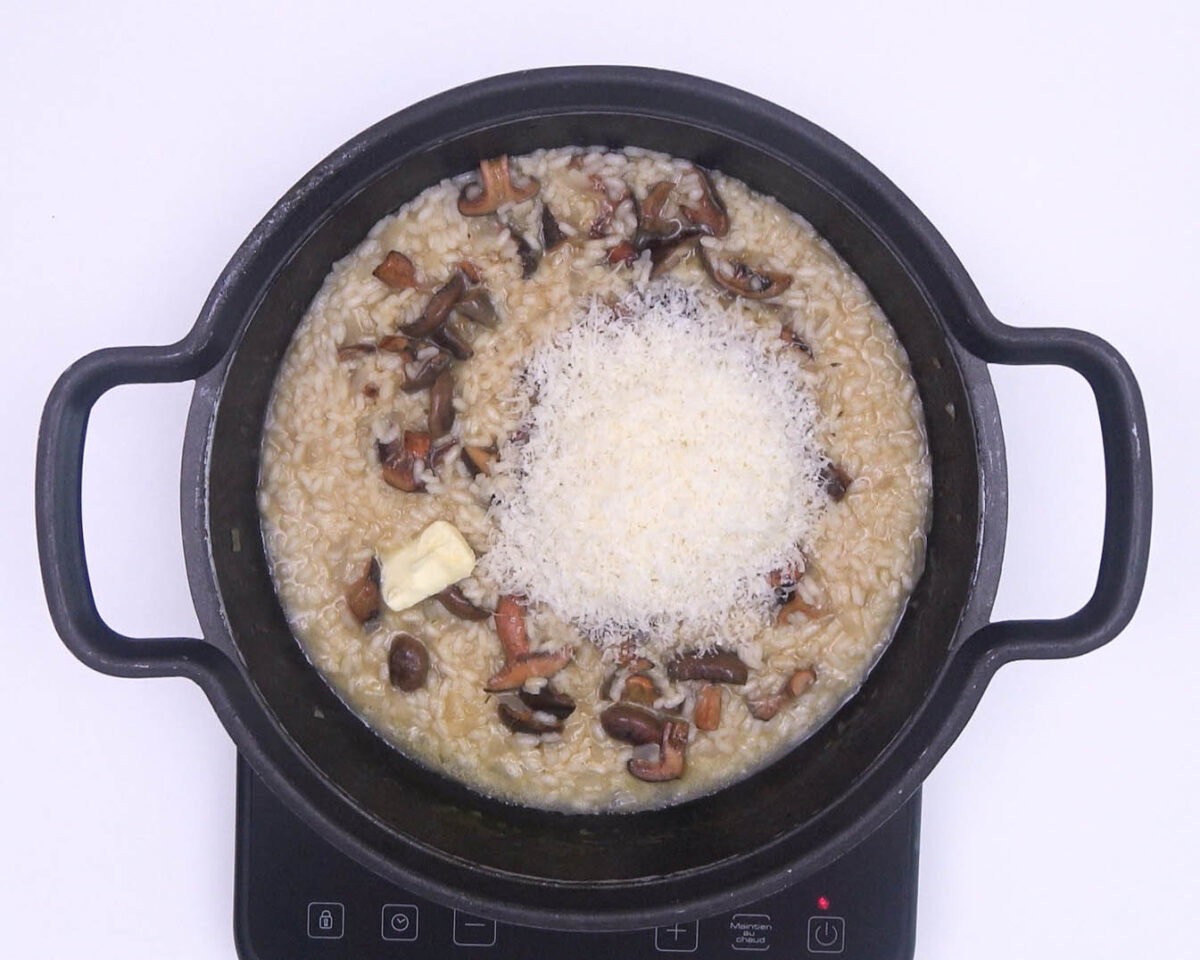risotto de níscalos paso 18