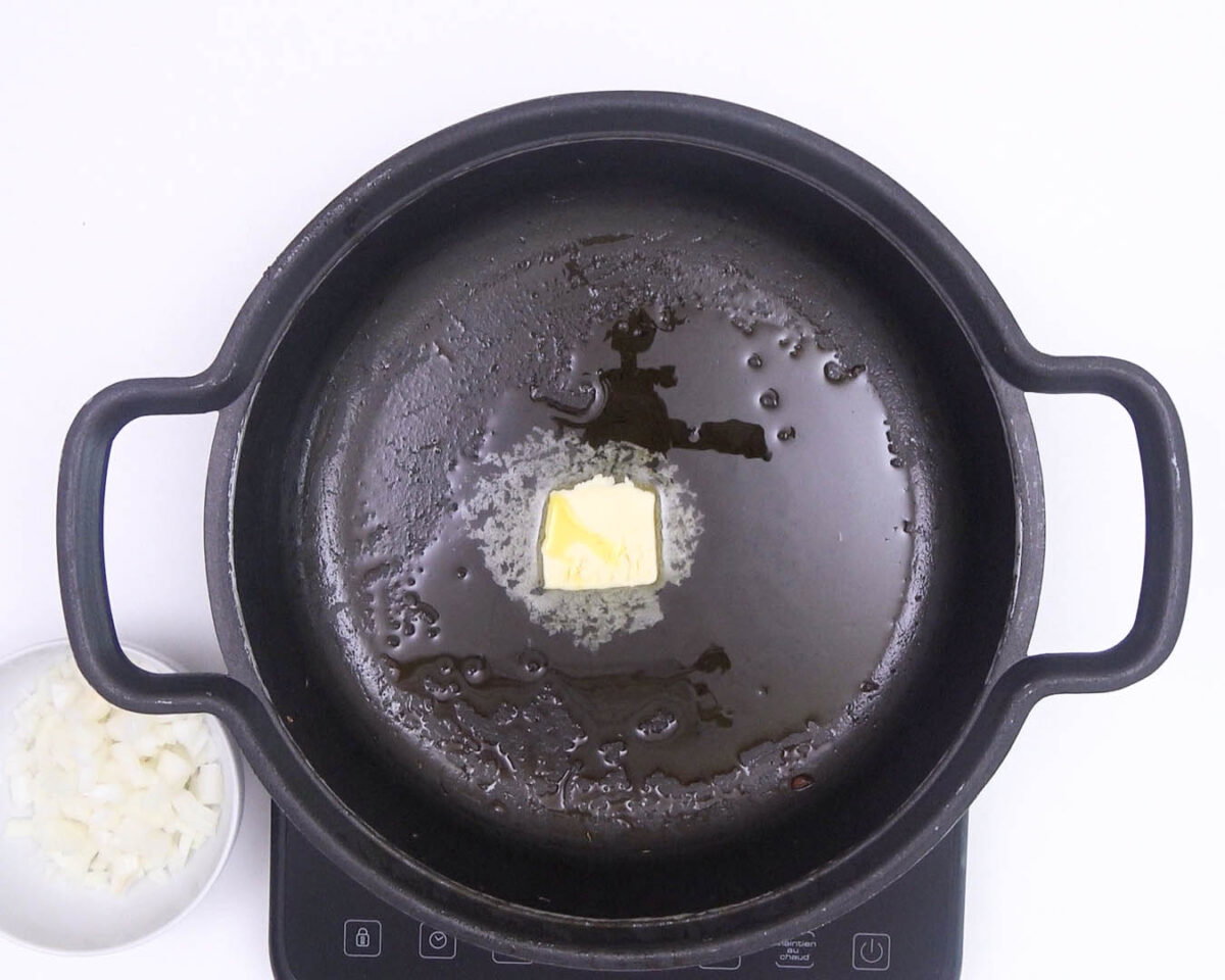 risotto de níscalos paso 8