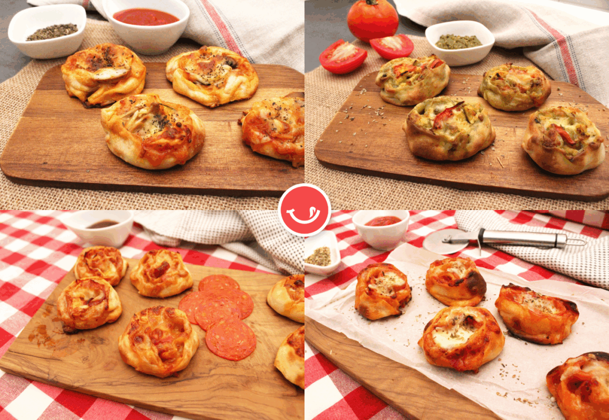 rollos de pizza fáciles para preparar en casa