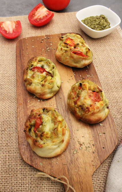 4 rollos de pizza fáciles para preparar en casa