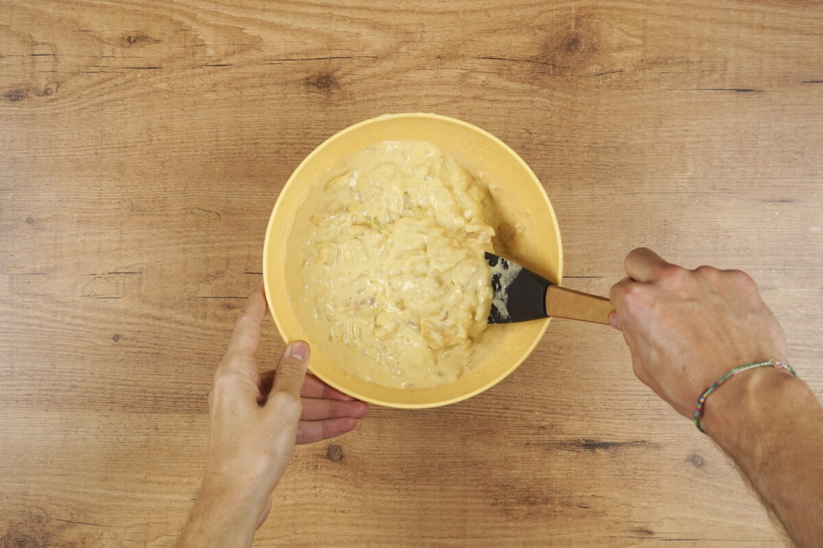 tortilla de patatas sin huevo paso 17