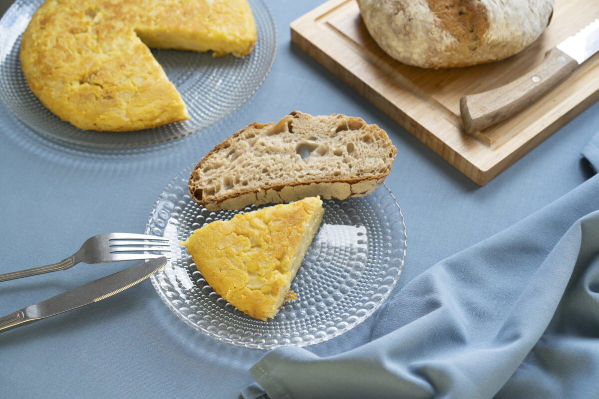 tortilla de patatas sin huevo paso 21