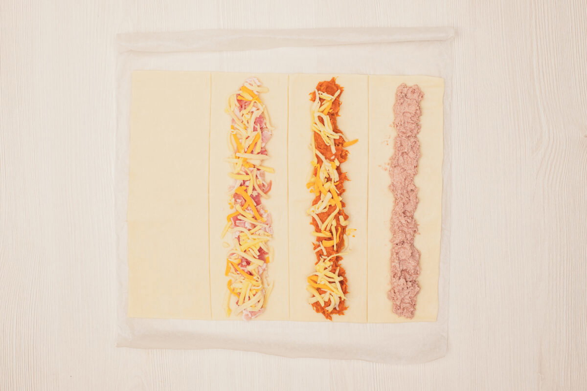 Saladitos de hojaldre variados