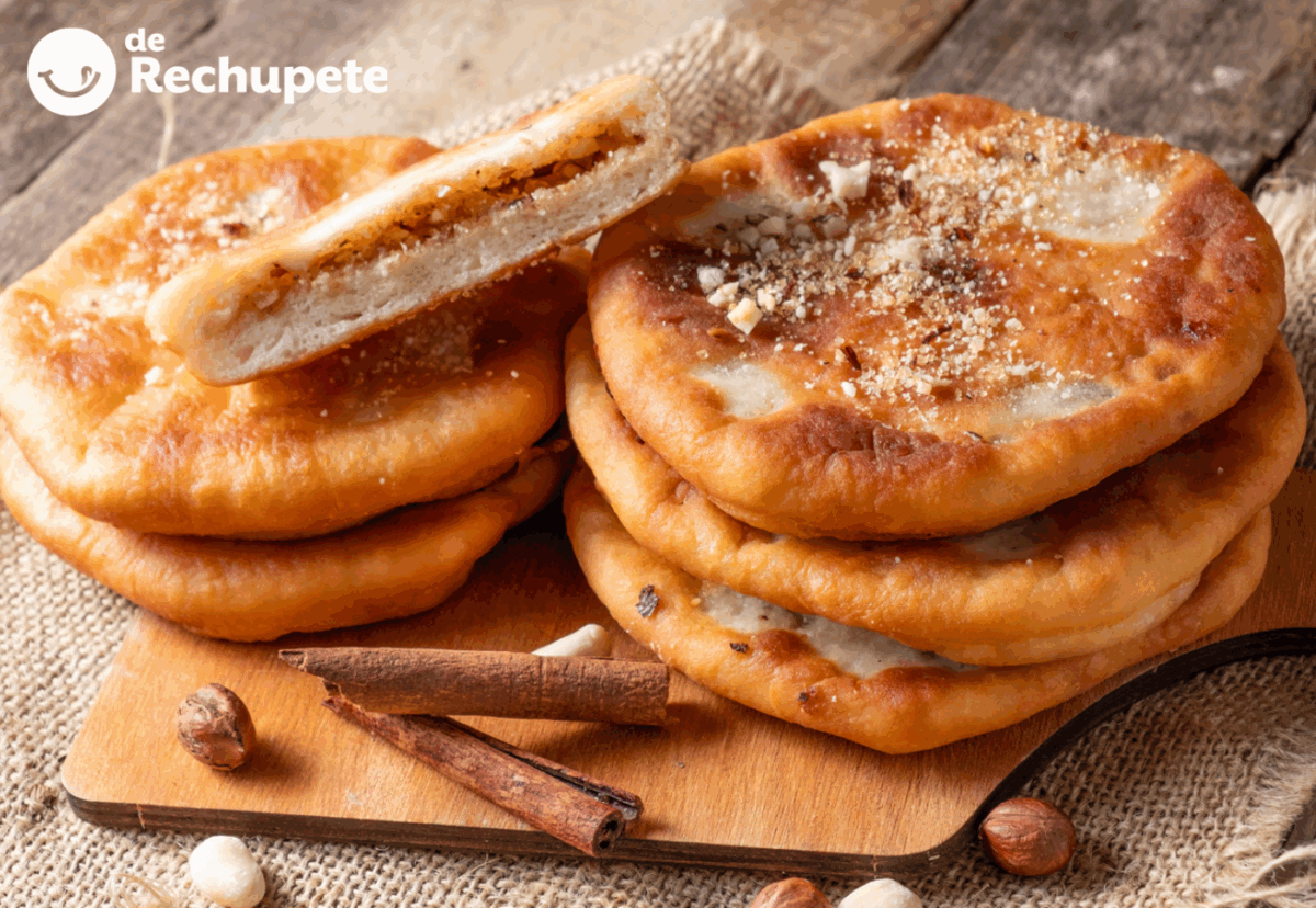 Tortitas dulces coreanas rellenas de frutos secos