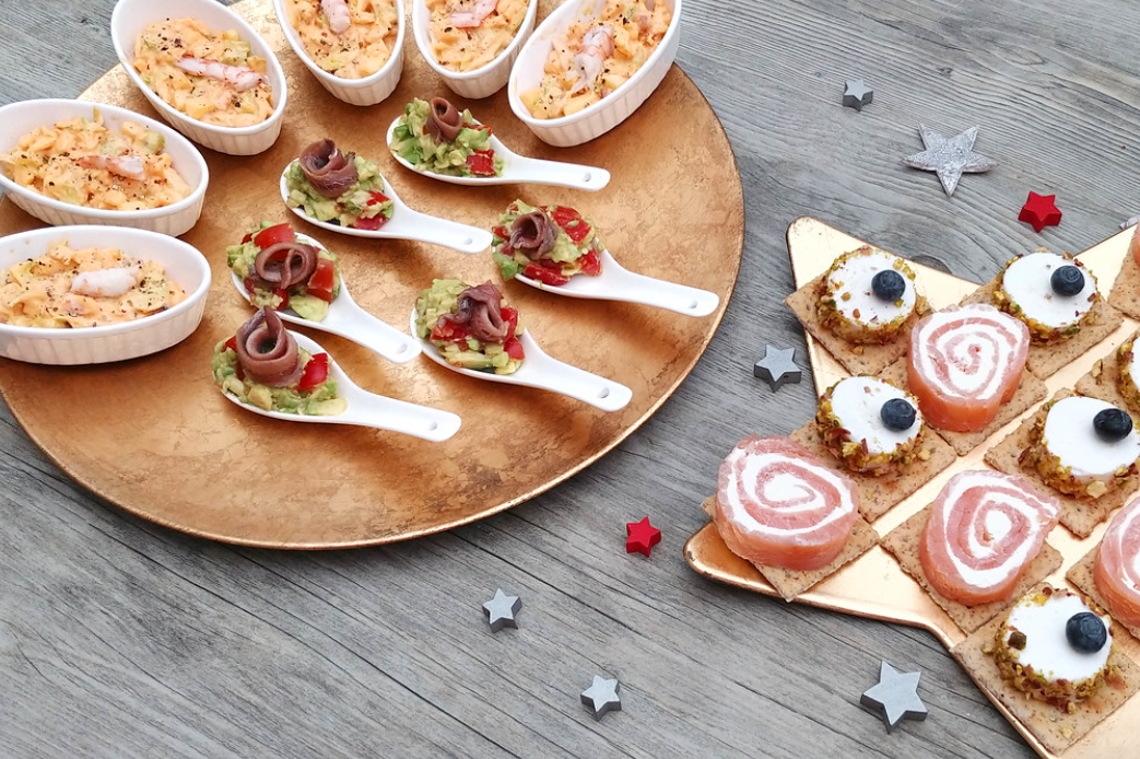 4 aperitivos navideños muy fáciles de preparar