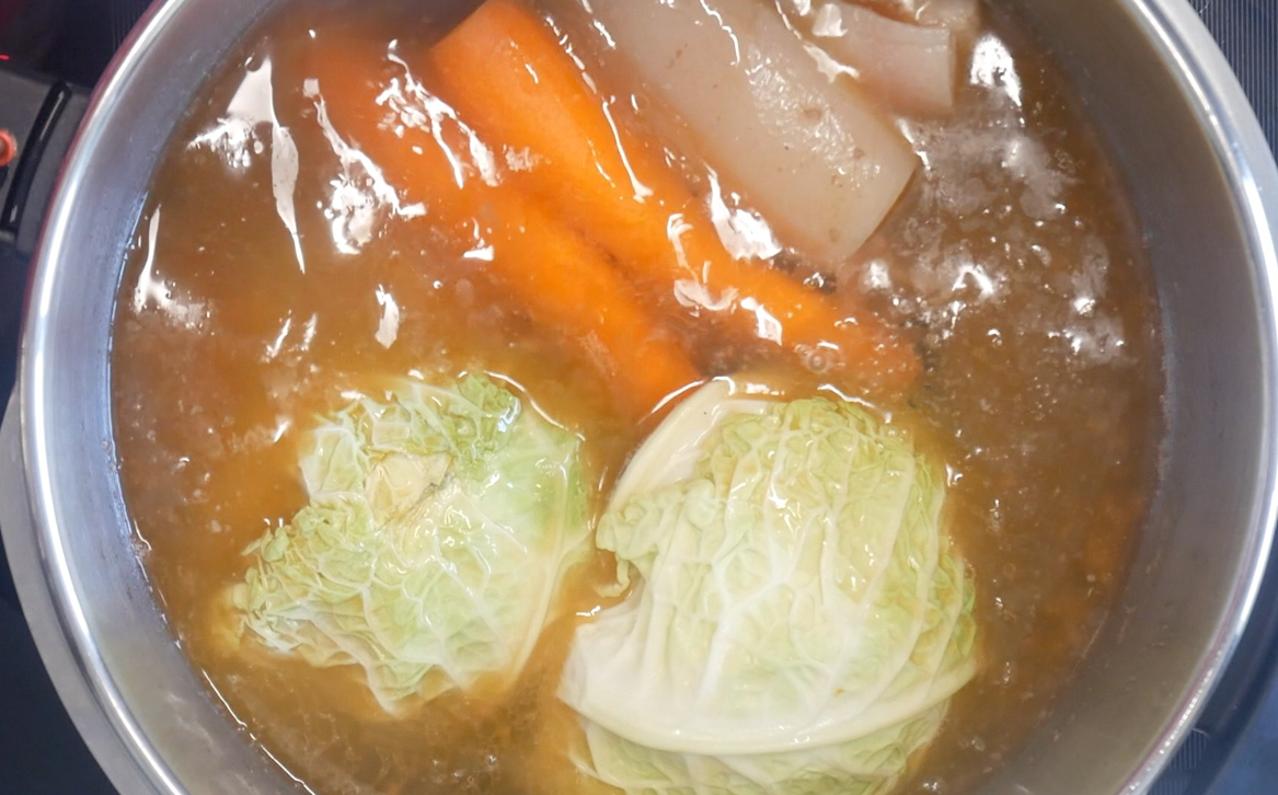 Cocido madrileño en olla exprés