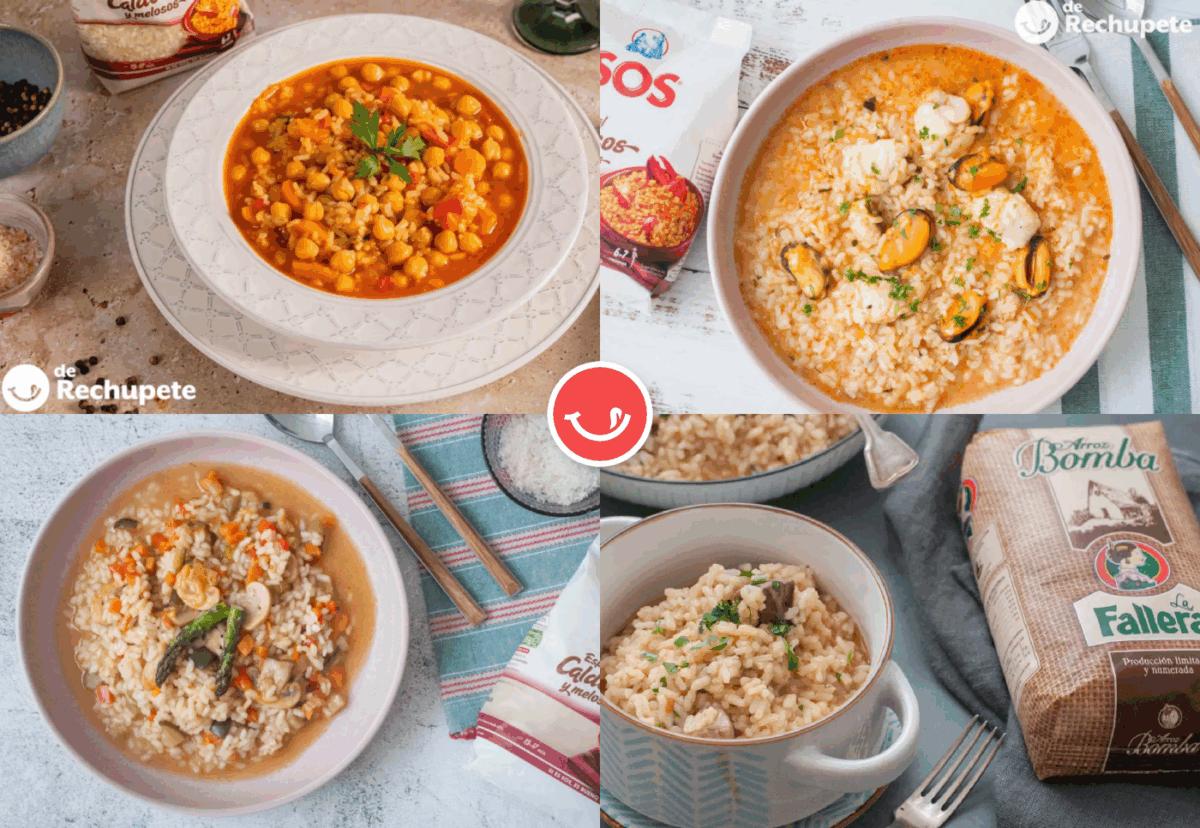 Más de  recetas de arroz caldoso para disfrutar con cuchara