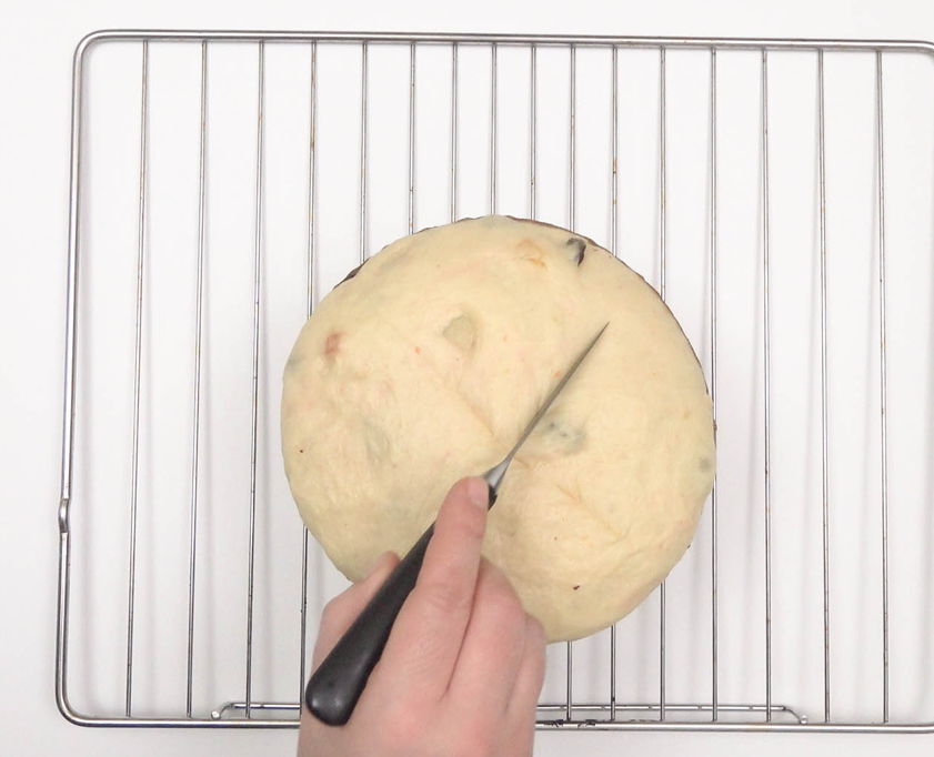 Panettone o pan dulce de Navidad