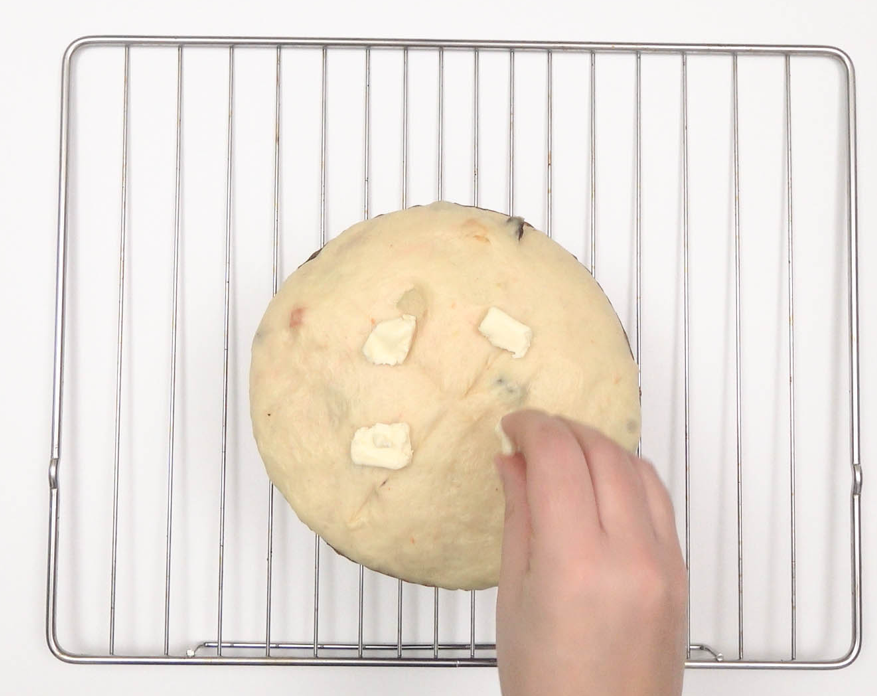Panettone o pan dulce de Navidad