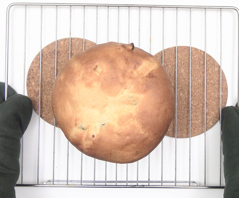 Panettone o pan dulce de Navidad