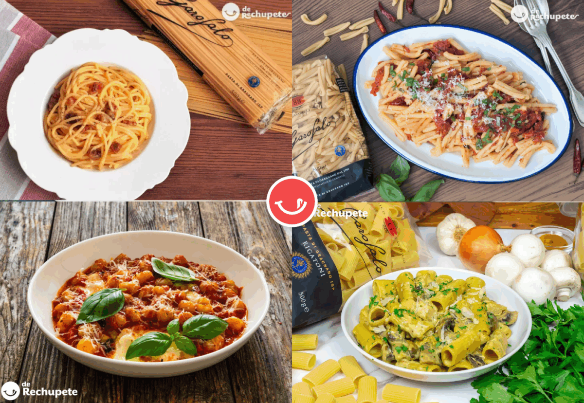 Las  mejores recetas de pasta italiana