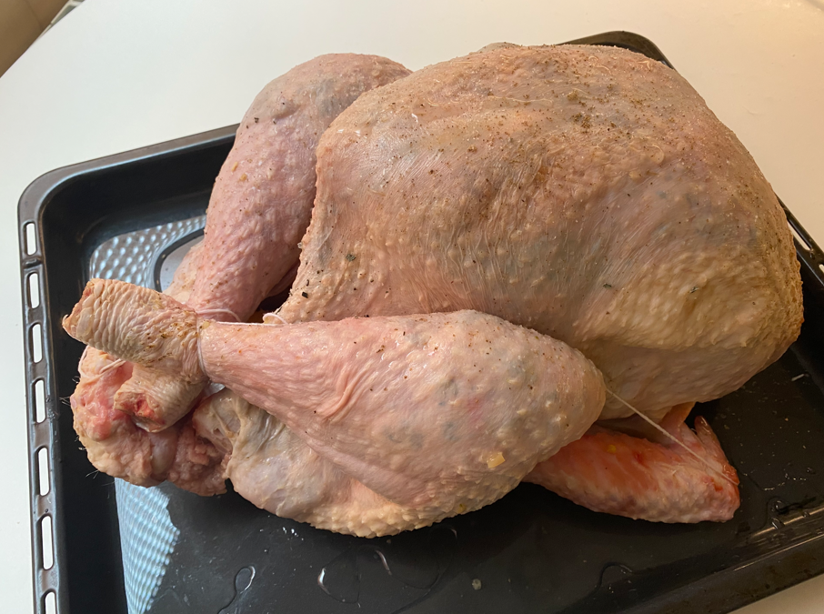 Pavo al horno sin relleno