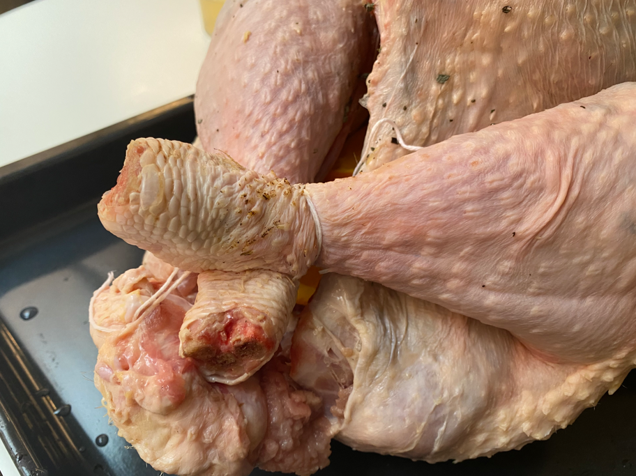 Pavo al horno sin relleno