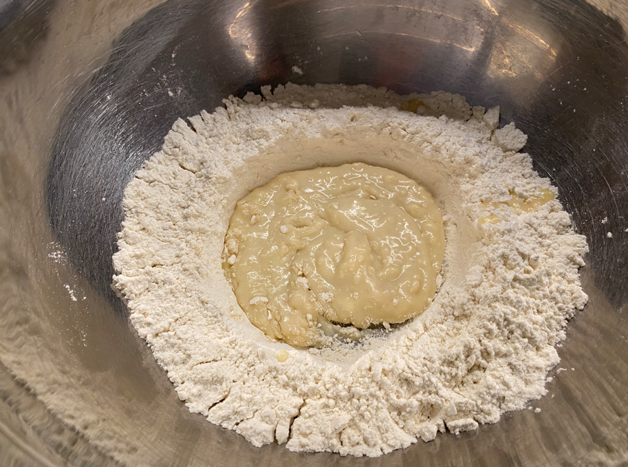 Roscón de Reyes de chocolate blanco